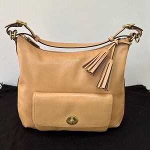 COACH Courtney Hobo Bag in Camel Color